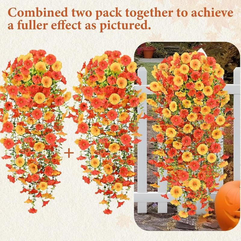 ๐$9.99 Today Only-UV Resistant Hanging Morning Glory for Fall Decor