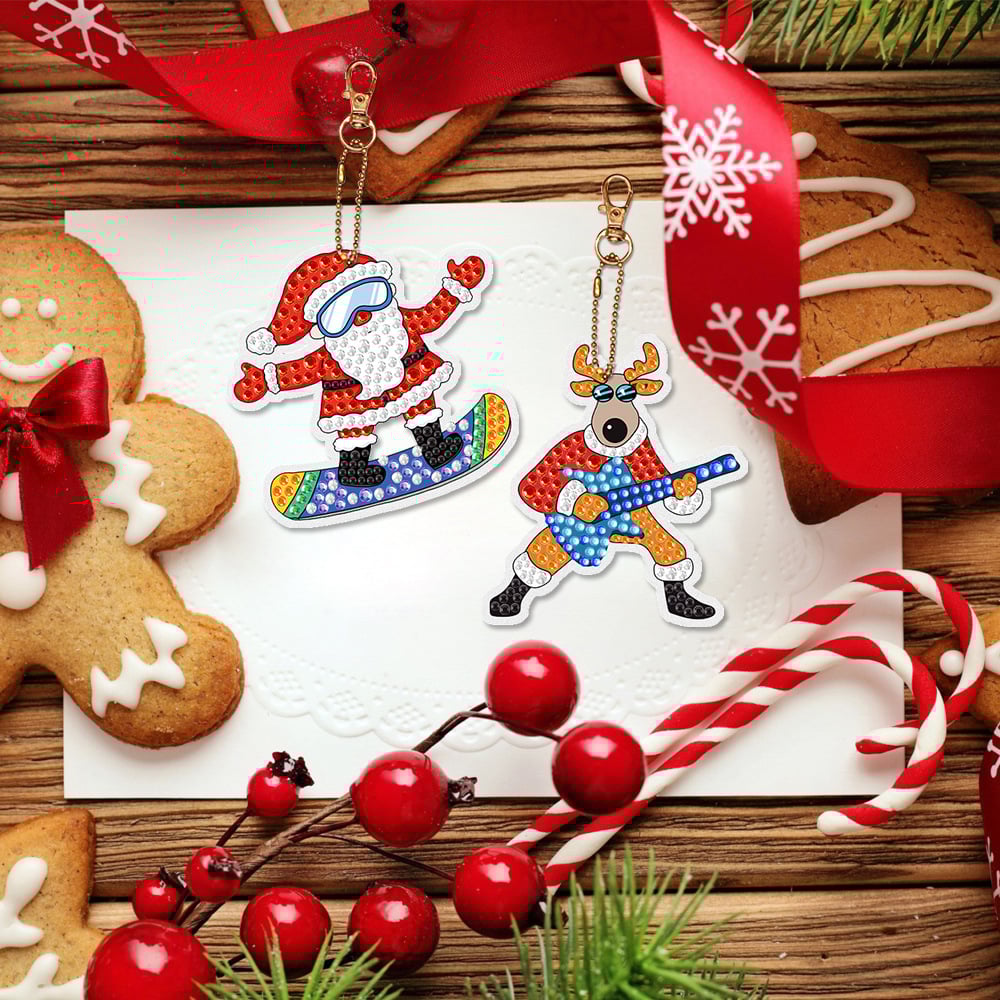 🎁Christmas DIY Diamond Painting Pendant