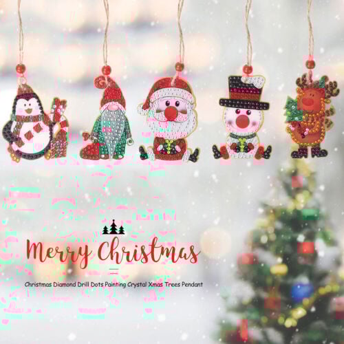 🎁Christmas DIY Diamond Painting Pendant