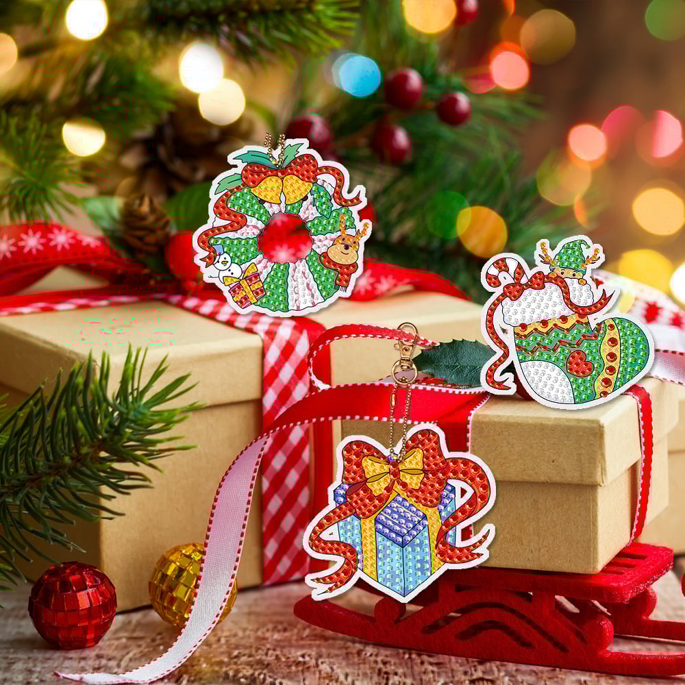 🎁Christmas DIY Diamond Painting Pendant