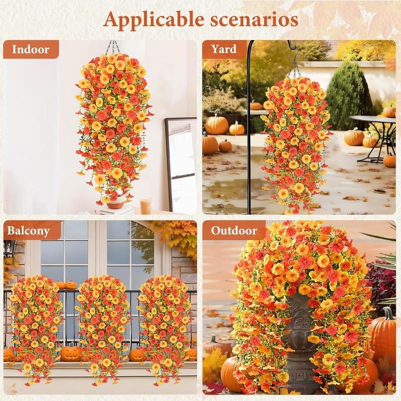 ๐$9.99 Today Only-UV Resistant Hanging Morning Glory for Fall Decor
