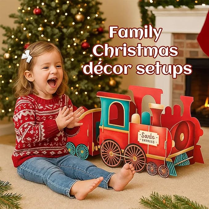 🎁 All Aboard Santa's Gift Train! 🚂🎄 Turn Christmas Morning into a Magical Journey