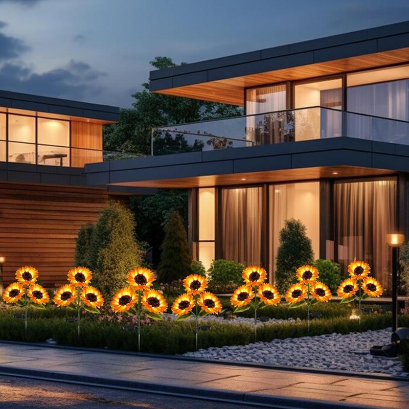 Solar LED Sunflower Garden Lights