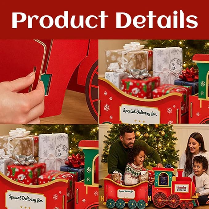 🎁 All Aboard Santa's Gift Train! 🚂🎄 Turn Christmas Morning into a Magical Journey