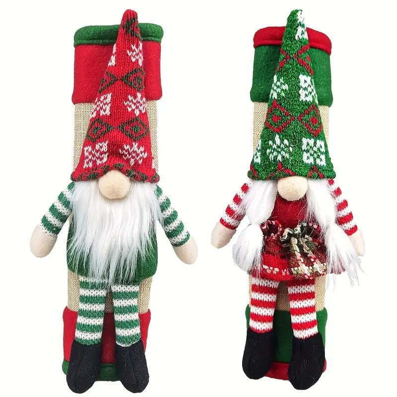 🎅Early Christmas 49%OFF🎅Christmas Gnome Design Fridge Door Handle Cover