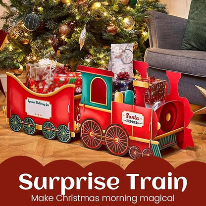 🎁 All Aboard Santa's Gift Train! 🚂🎄 Turn Christmas Morning into a Magical Journey