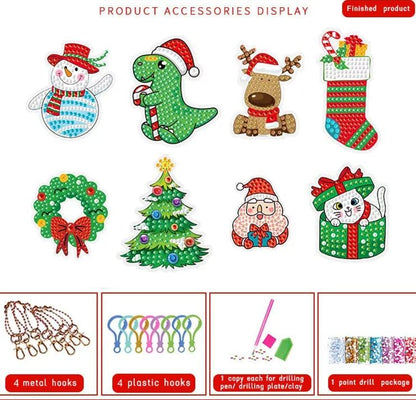 🎁Christmas DIY Diamond Painting Pendant