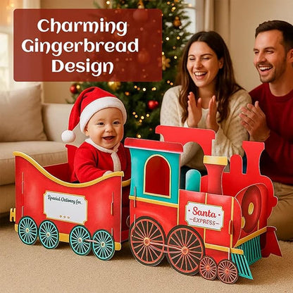 🎁 All Aboard Santa's Gift Train! 🚂🎄 Turn Christmas Morning into a Magical Journey