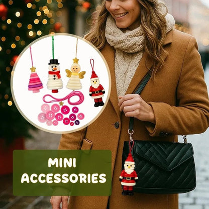 ☃️ DIY Button Snowman Ornament Kit